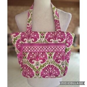 Vera Bradley Julip Tulip Pink Small Quilted Tote Bag